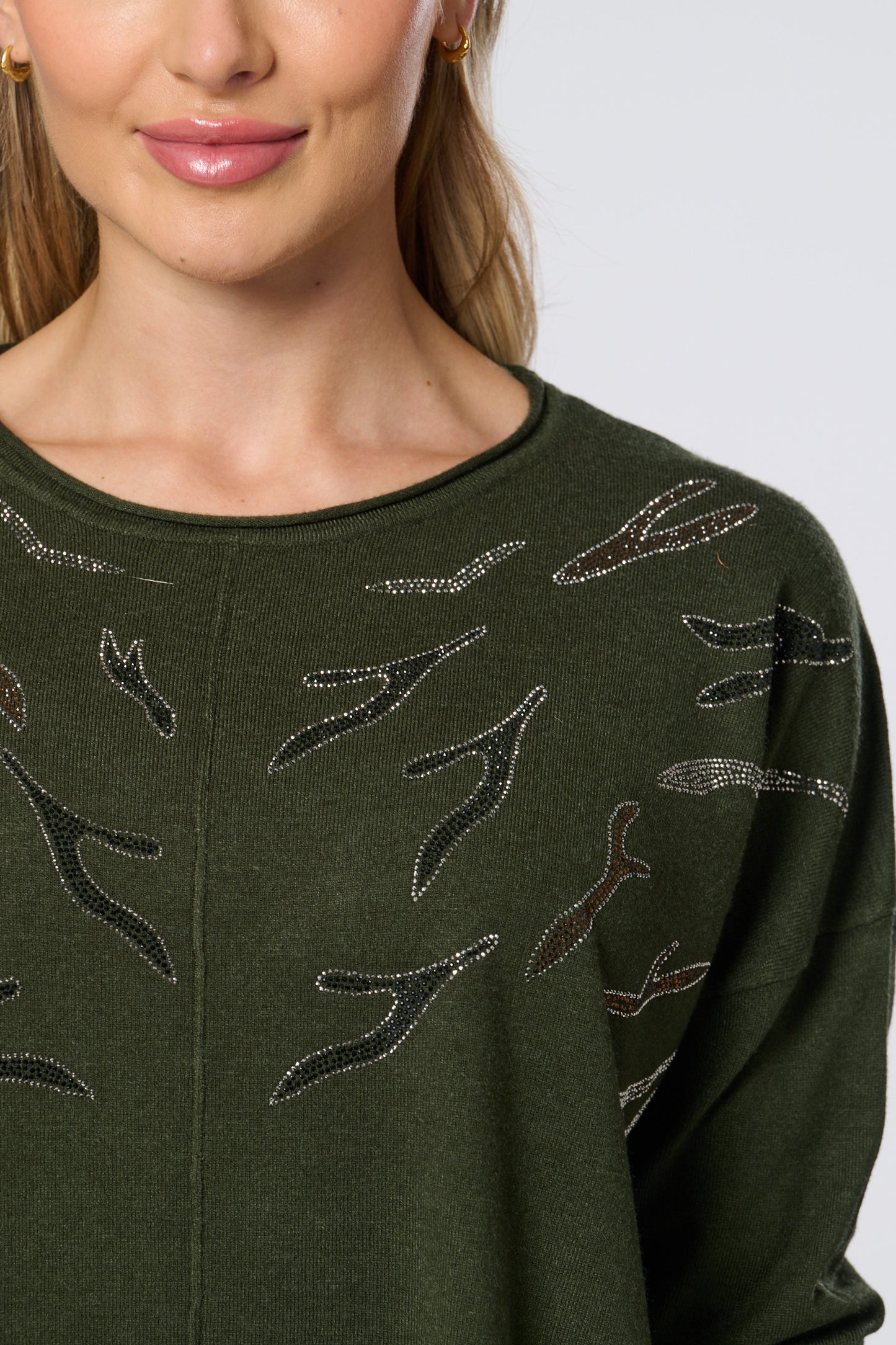 Embellished Knitted Top
