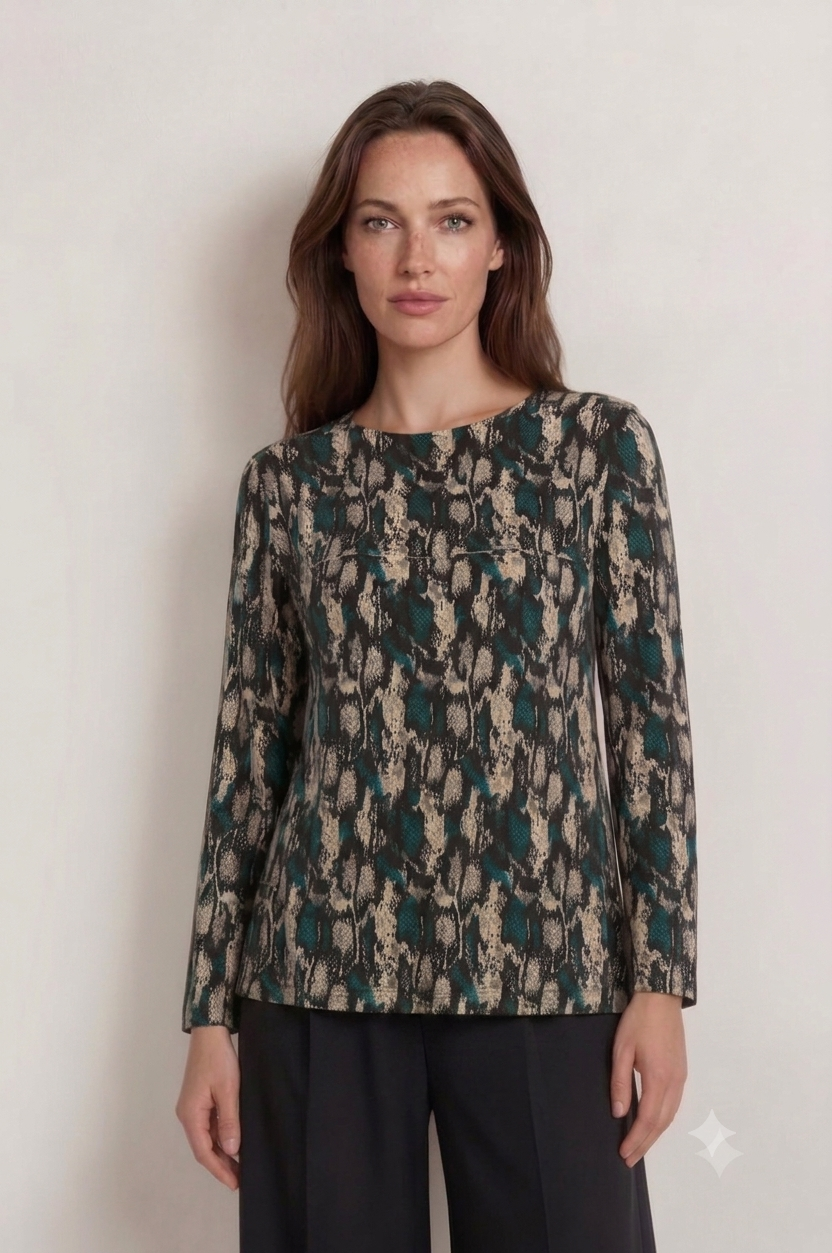 Abstract Snake Print Tunic £9.50