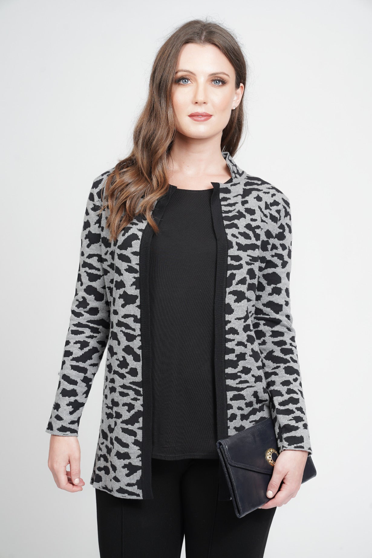 Long Sleeved Animal Knitted Cardigan