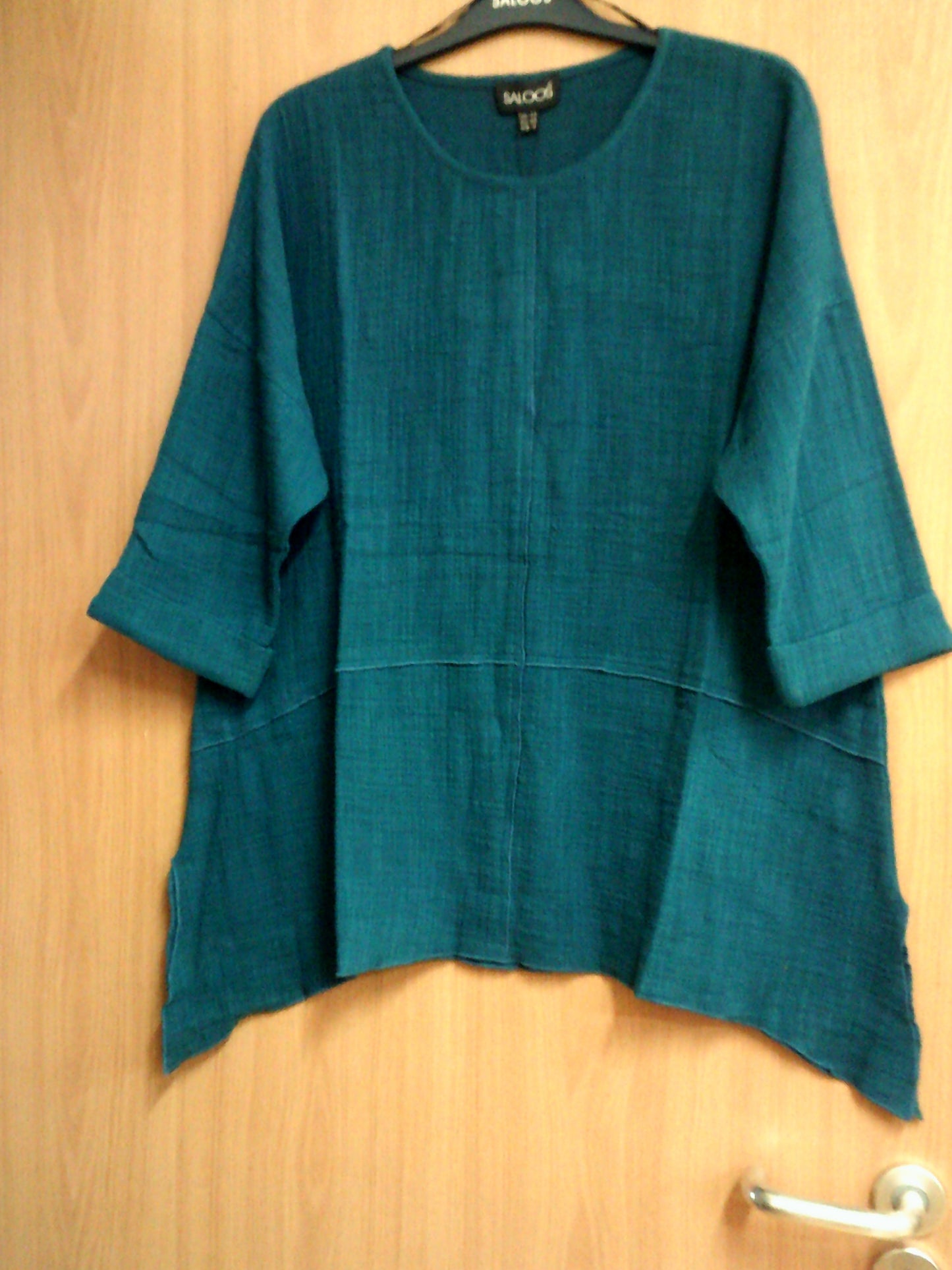 Loose Fit Multi-Panelled Cotton Top