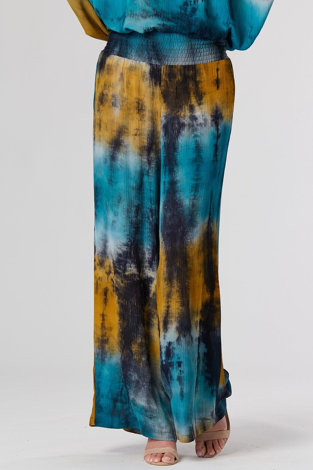 Tie-Dye Wide Leg Trouser