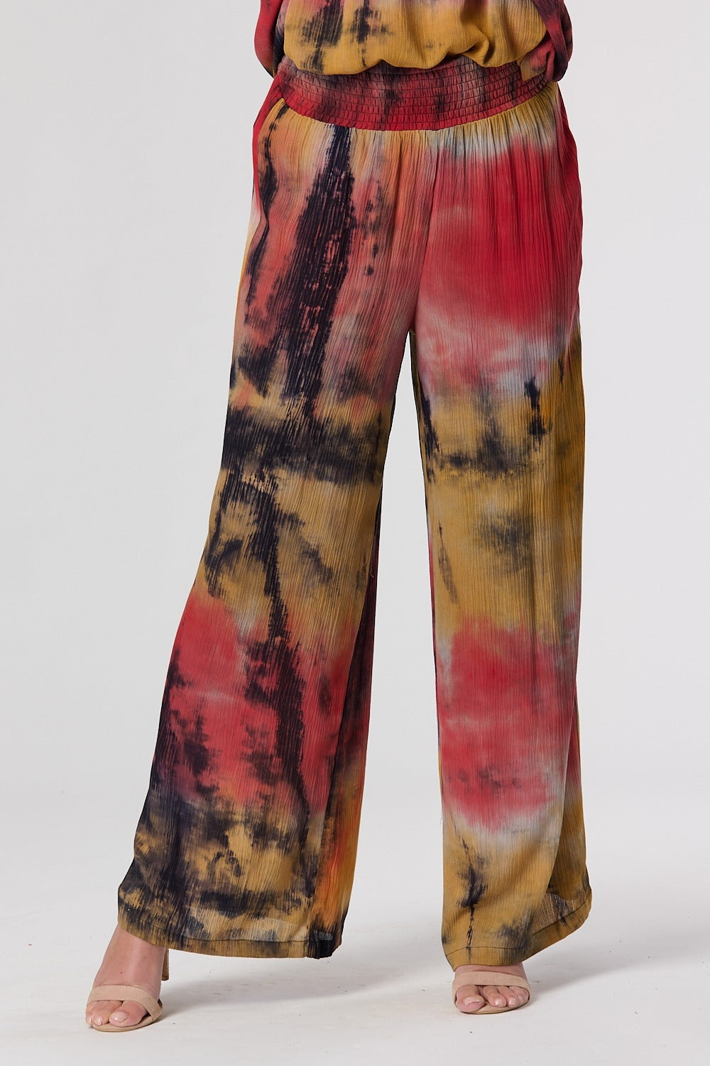 Tie-Dye Wide Leg Trouser