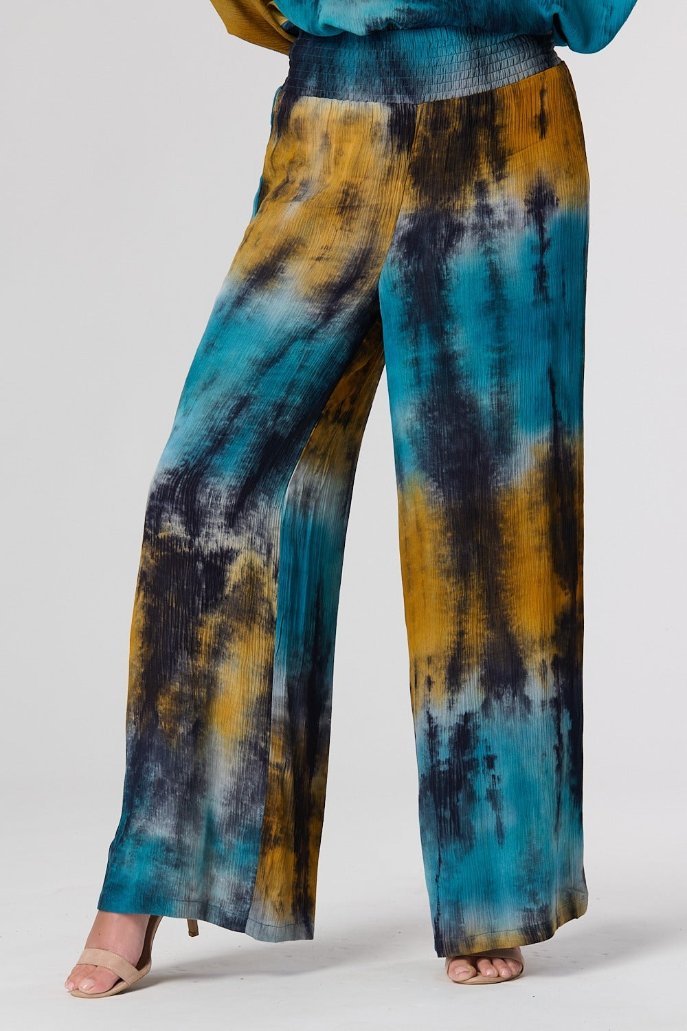 Tie-Dye Wide Leg Trouser