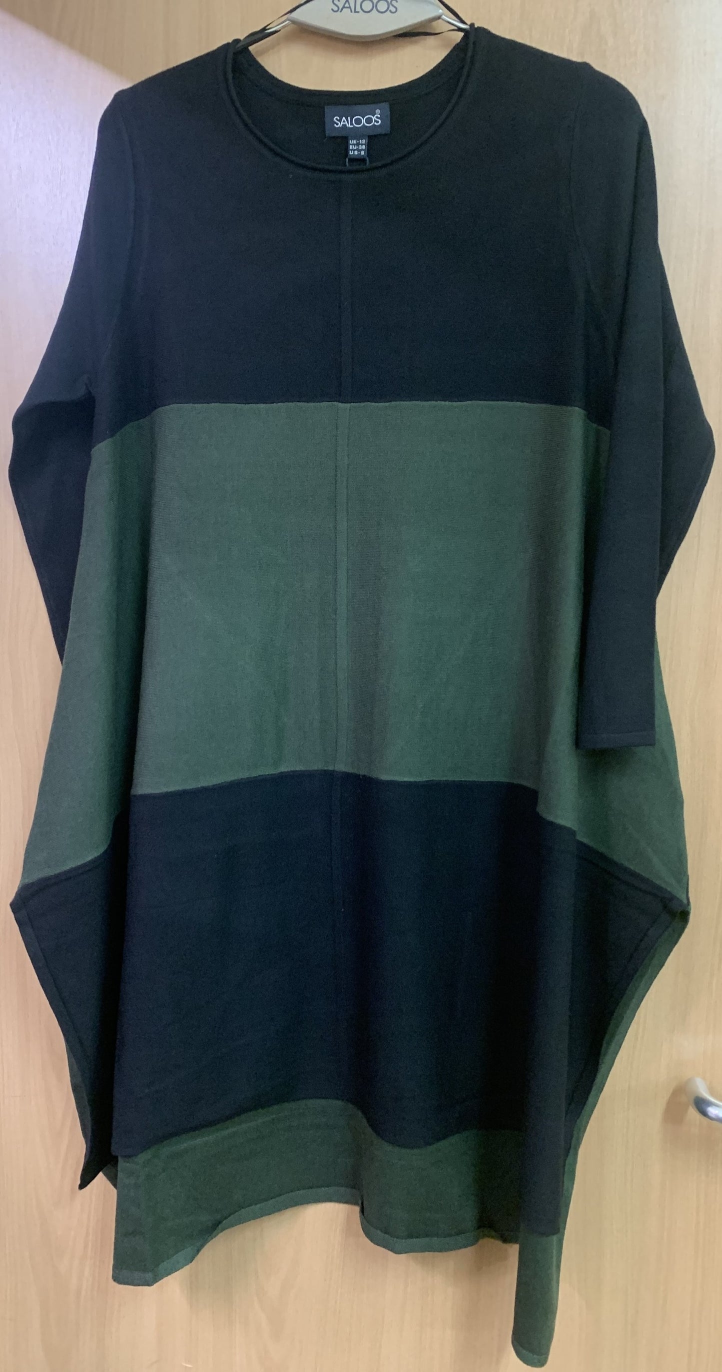 Long Block Stripe Knitted Dress