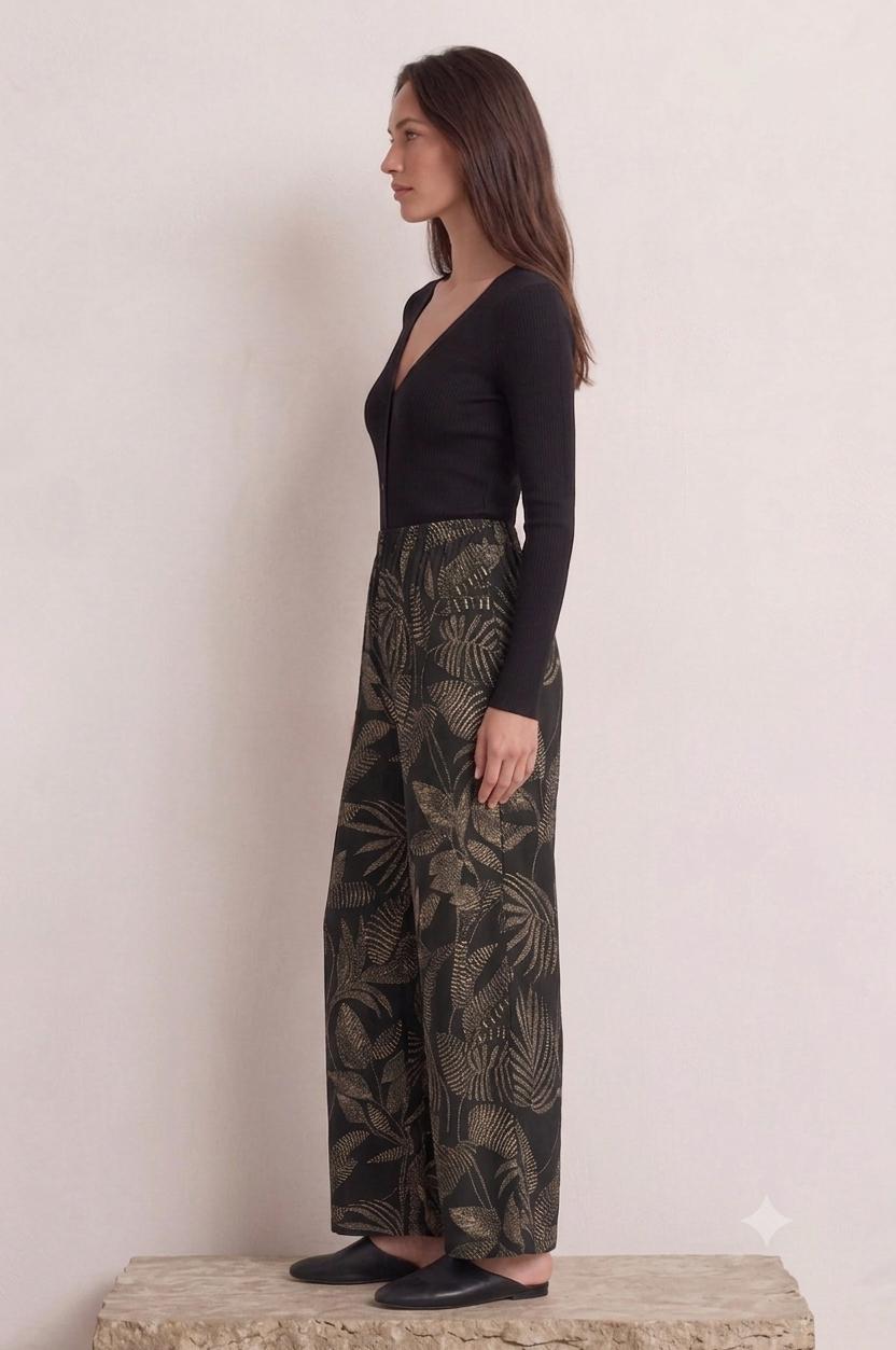 Foliage Print Wide-Leg Bottoms £9.50