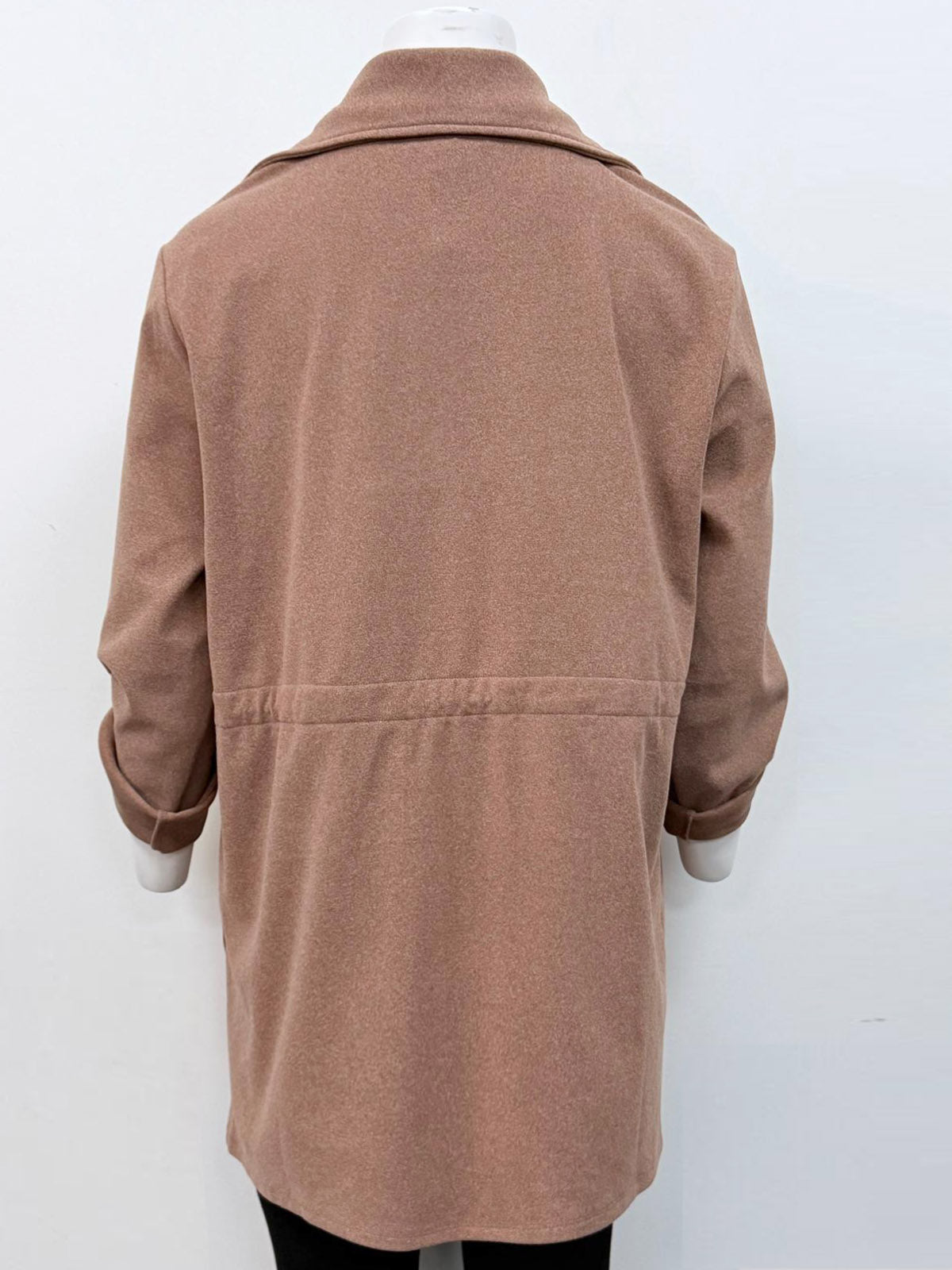 Drawcord Waist Large Pocket Jacket