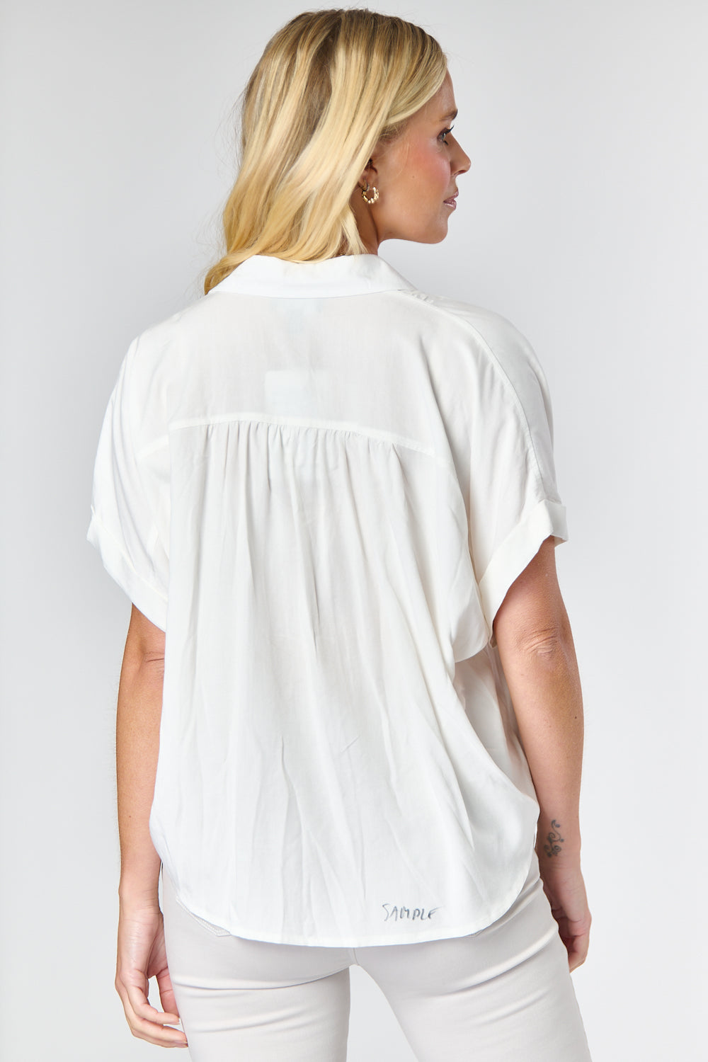 7561-A Extended Shoulder Oversized Short Shirt (Wholesale Pack Of 7) Pre-Order
