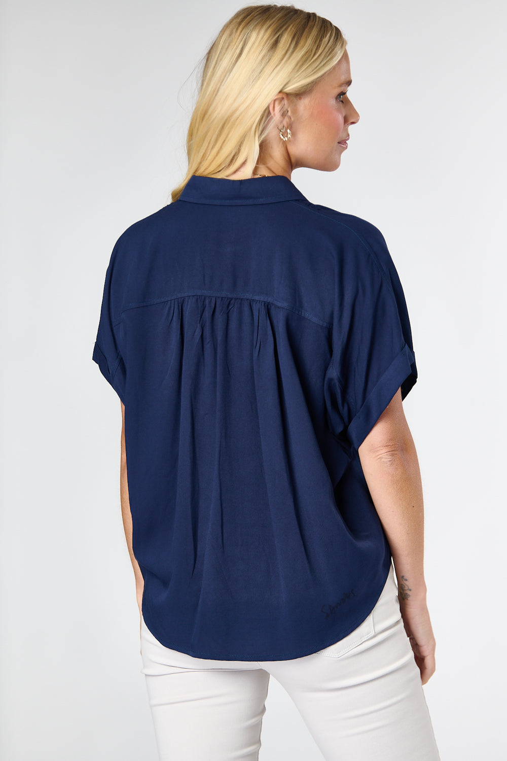 7561-A Extended Shoulder Oversized Short Shirt (Wholesale Pack Of 7) Pre-Order