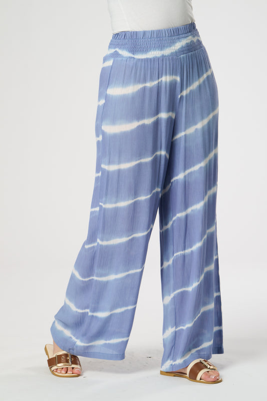 Tie Dye Printed  Loose Fit Summer Trouser