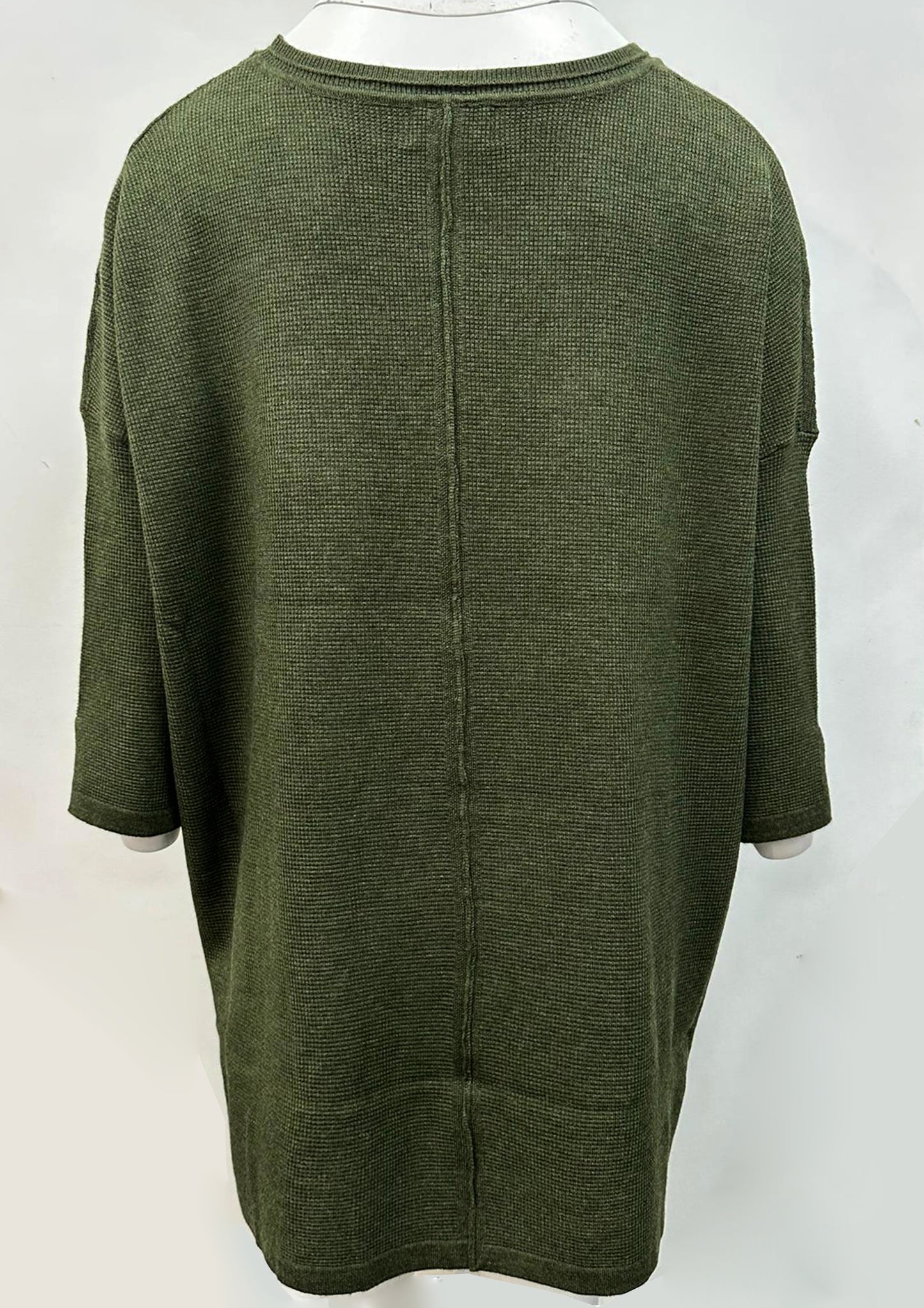 Knitted Elliptical Hem Top