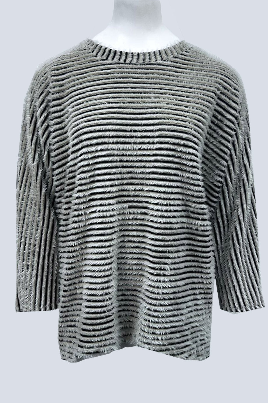 FurTextured Oversized Top