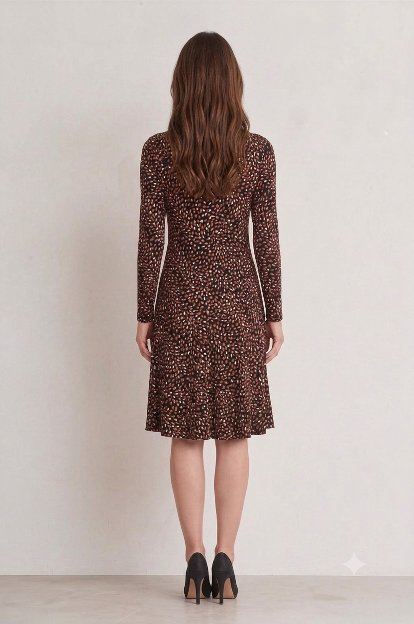 Abstract Leaf Dot Dress £14.95