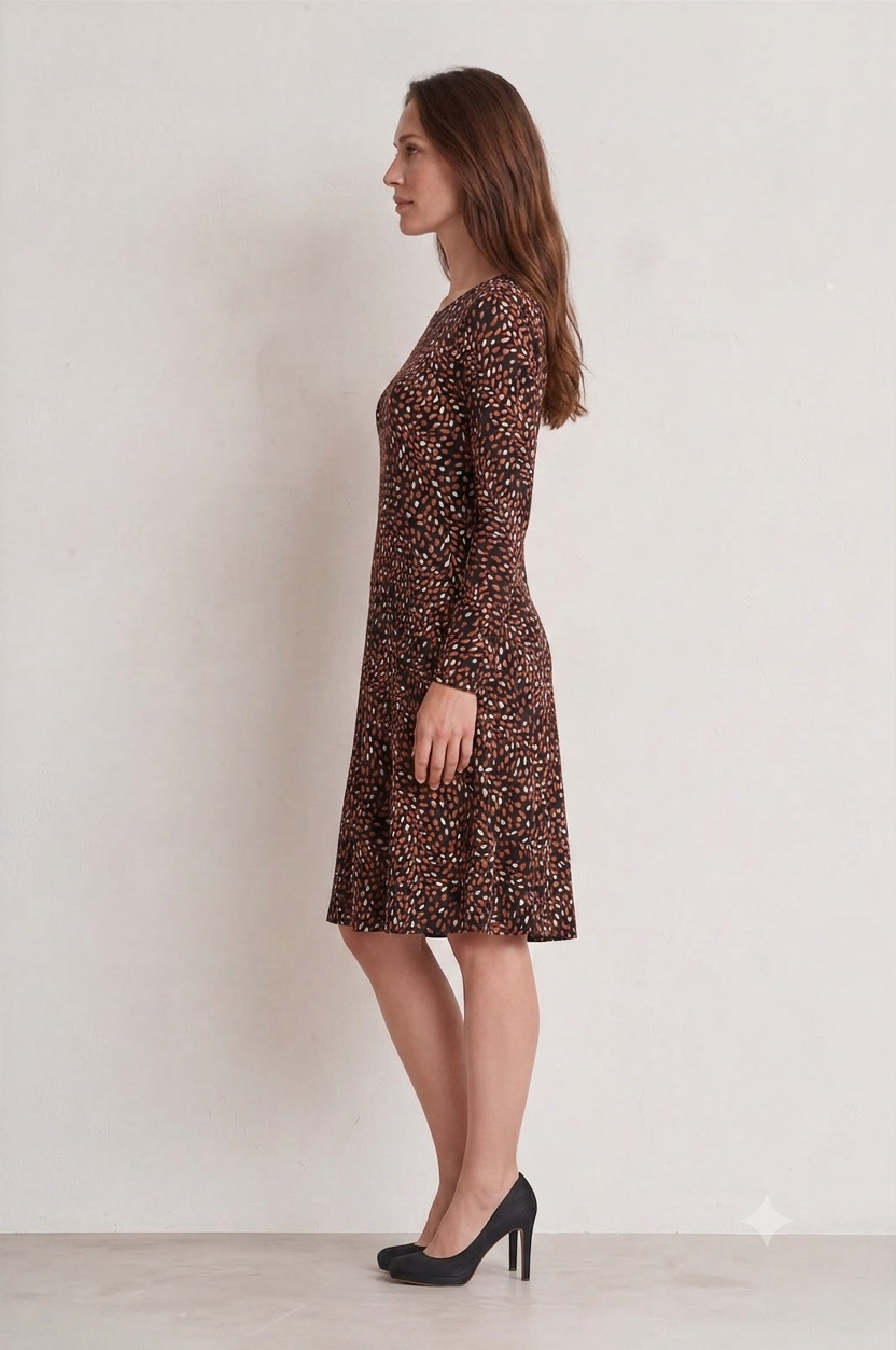 Abstract Leaf Dot Dress £14.95