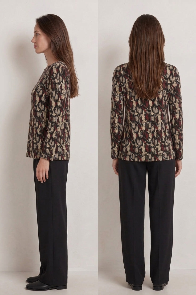 Abstract Snake Print Tunic £9.50