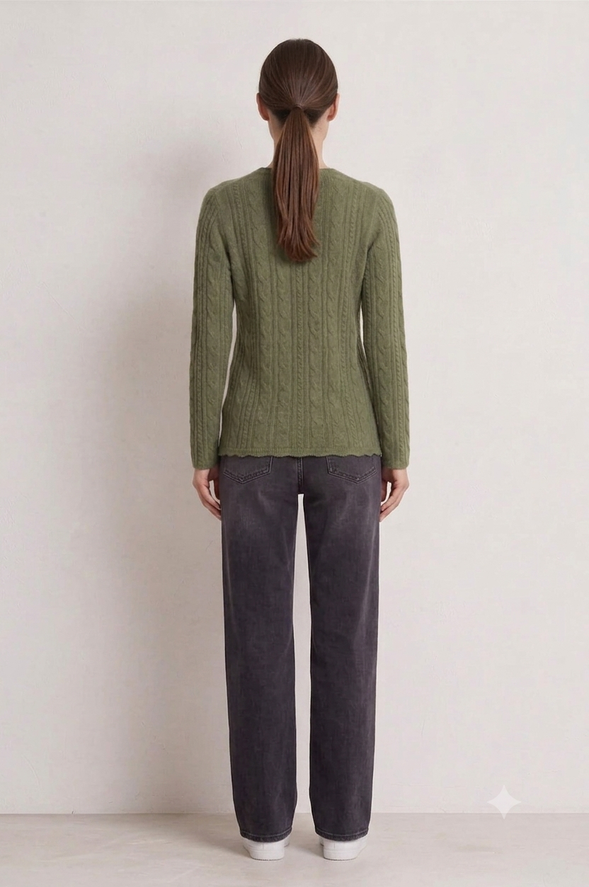 Cable Knit Long Sleeve Top £8.95