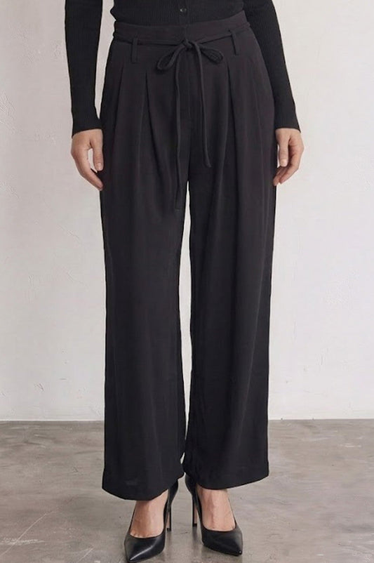 Pleated Tie-Belt Wide Leg Trousers £11.95