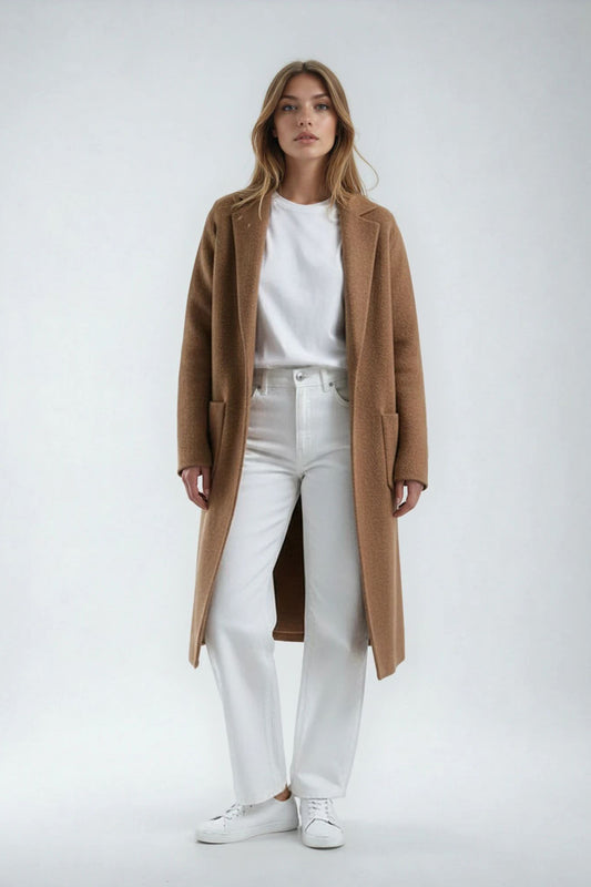Full Sleeved Knitted Long Jacket