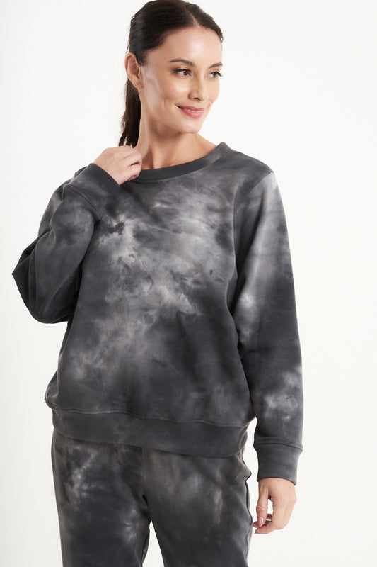 Tie-Dye Winter Lounge Sweatshirt
