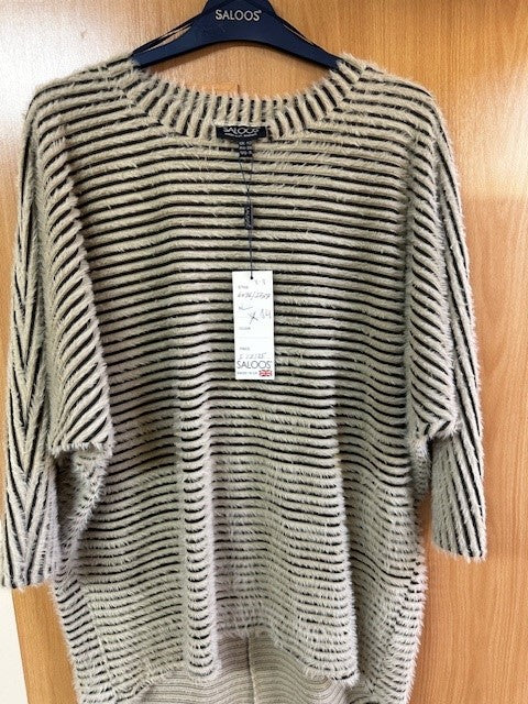 FurTextured Oversized Top