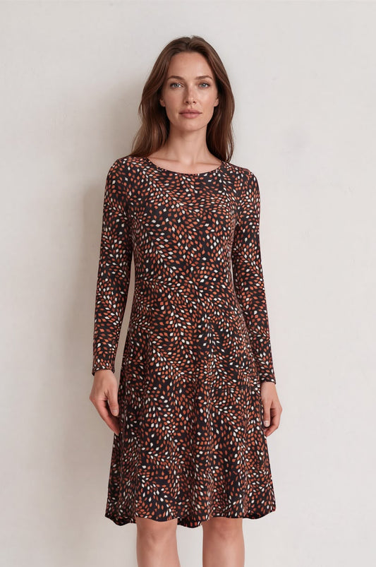Abstract Leaf Dot Dress £14.95