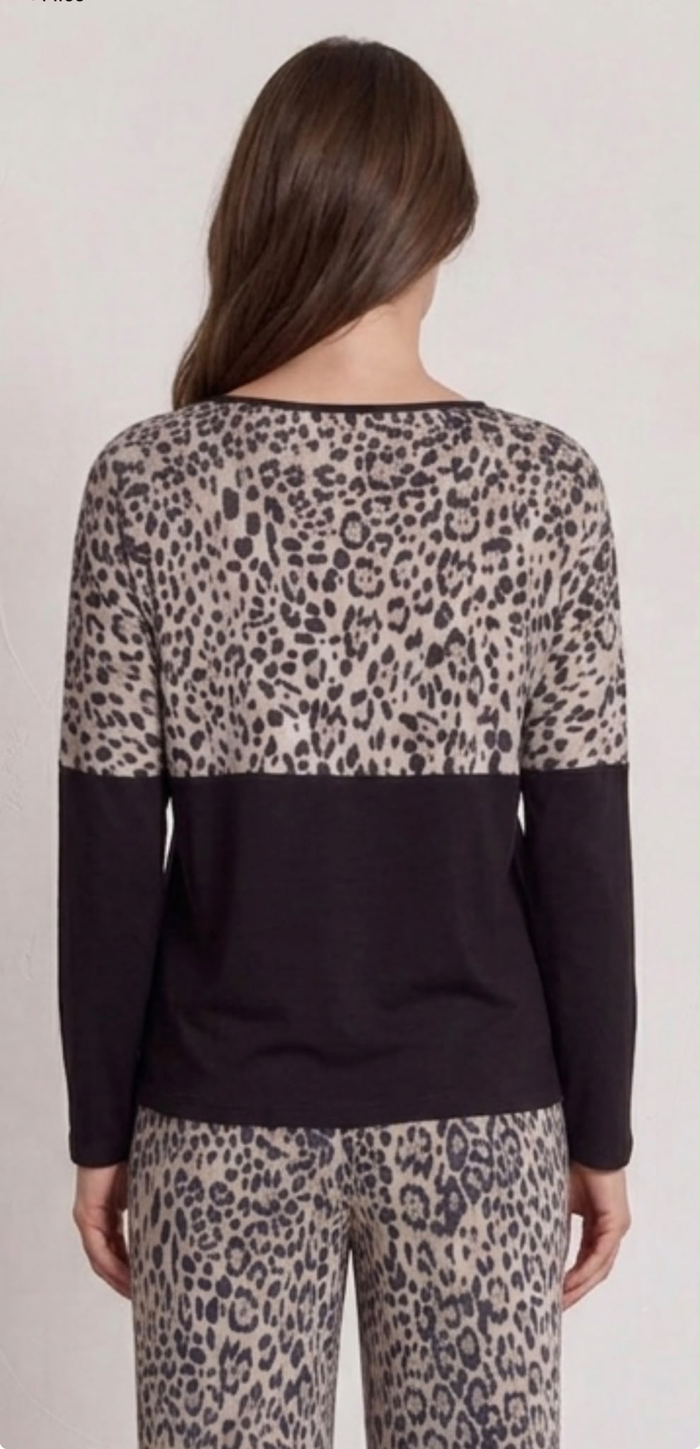 Leopard Colour-Block Stretch Top £8.95
