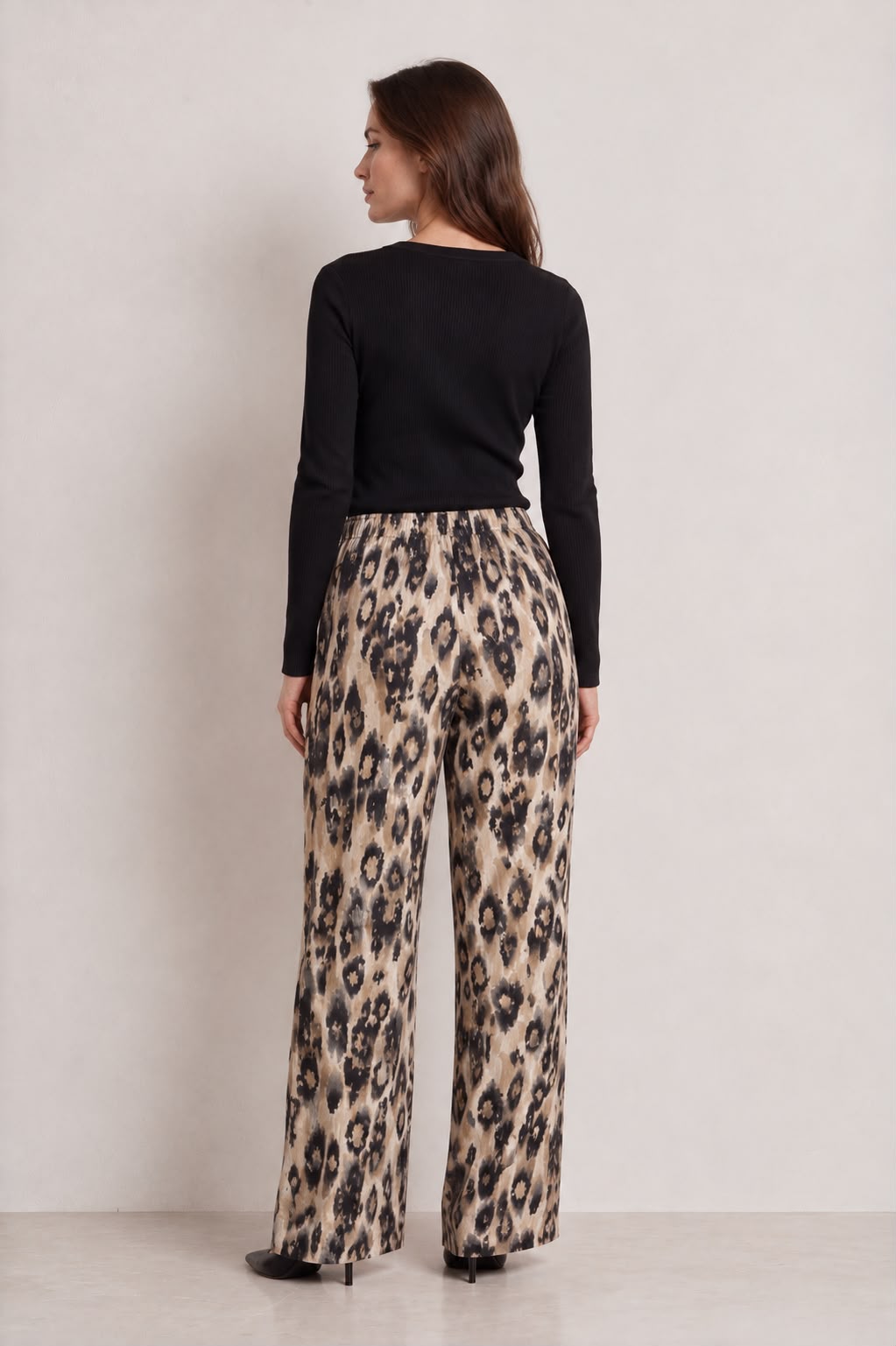 Animal Print Stretch Trousers £10.95