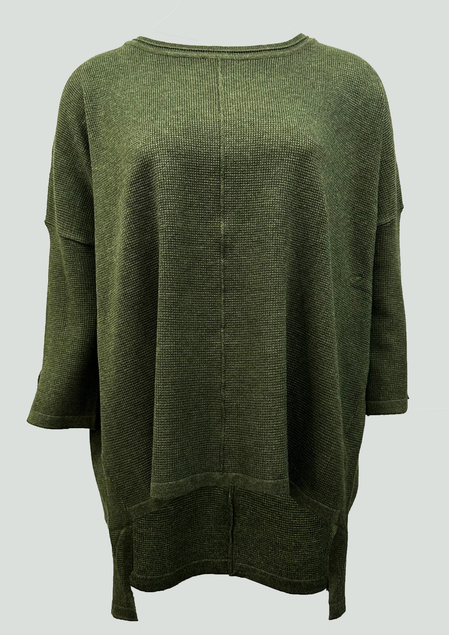 Knitted Elliptical Hem Top