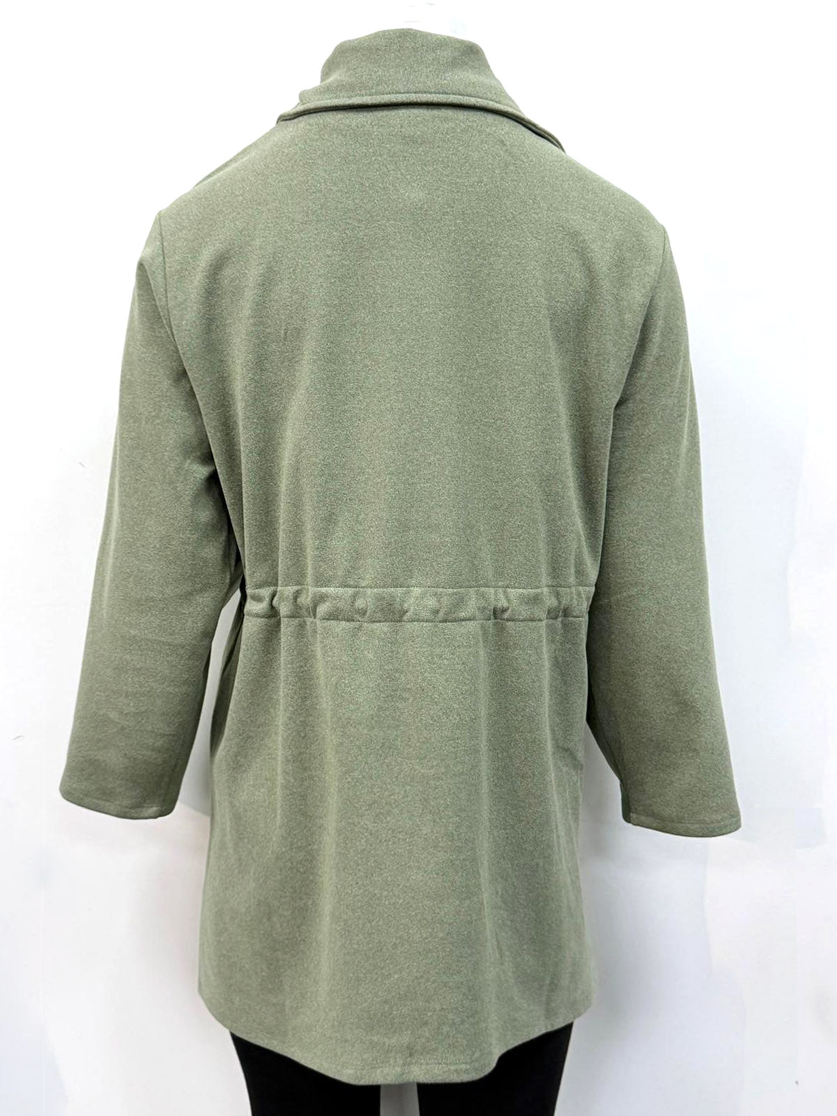 Drawcord Waist Large Pocket Jacket
