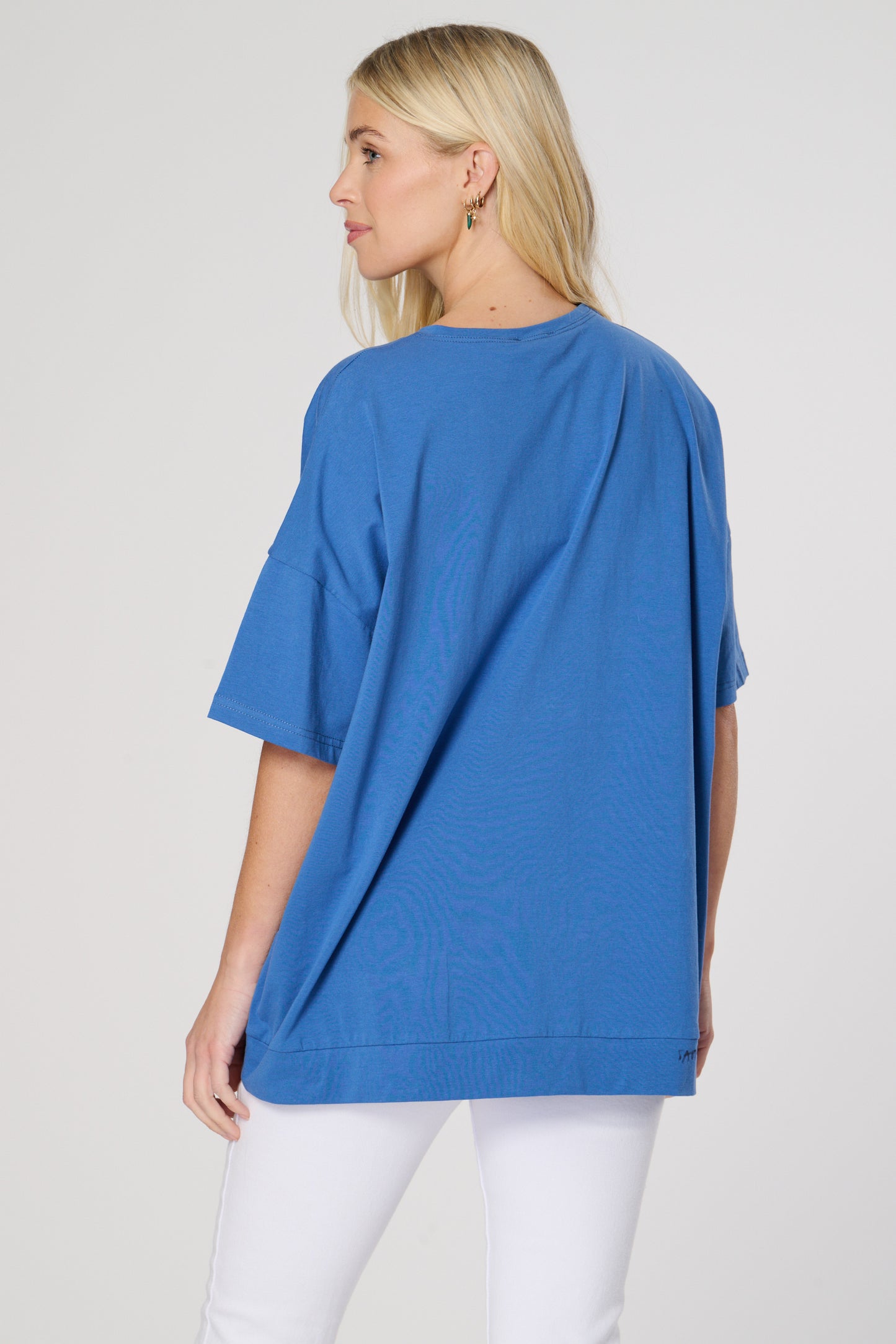 7557-A Oversized short sleeved top with zip pockets (Bundle of 7pcs) Pre-Order